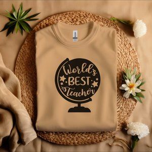 S14 Best Teacher Ever Shirt, Teacher t Shirt, Teaching Tshirt, Teacher Appreciat